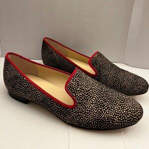 Cole Haan Sabrina Calf Hair Animal Print Loafers 8.5 NWOT